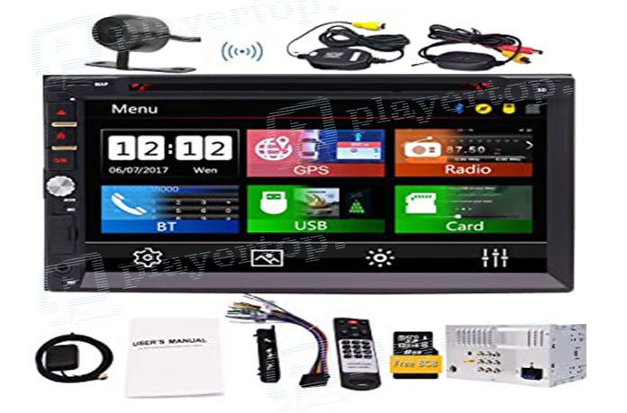 Autoradio GPS Special Camping Car CD Bluetooth 2 DIN Multimedia Android  Radio Pas Cher Camera de recul grand ecran