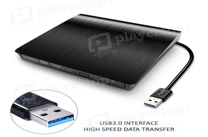 Lecteur CD portable LEROAADZ pour voiture USB, universel externe